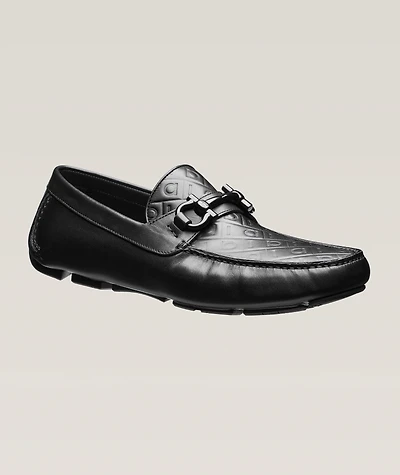 Parigi Monogram Leather Drivers