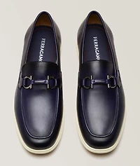 Cosimo Double Gancio Leather Loafers