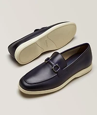 Cosimo Double Gancio Leather Loafers