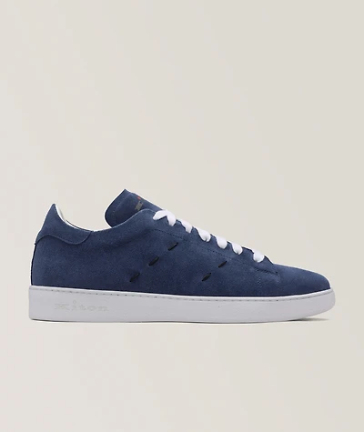 Suede Pick Stitch Sneakers