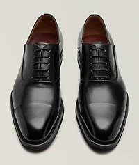 Omegga Cap-Toe Leather Oxfords