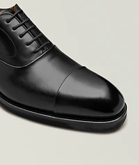 Omegga Cap-Toe Leather Oxfords