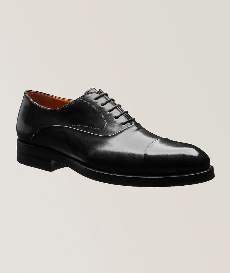 Omegga Cap-Toe Leather Oxfords