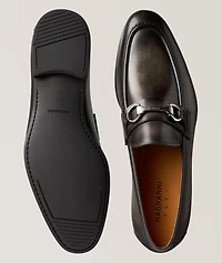 Darien Burnished Leather Loafers