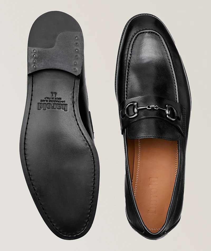 Garda Nero Leather Loafers