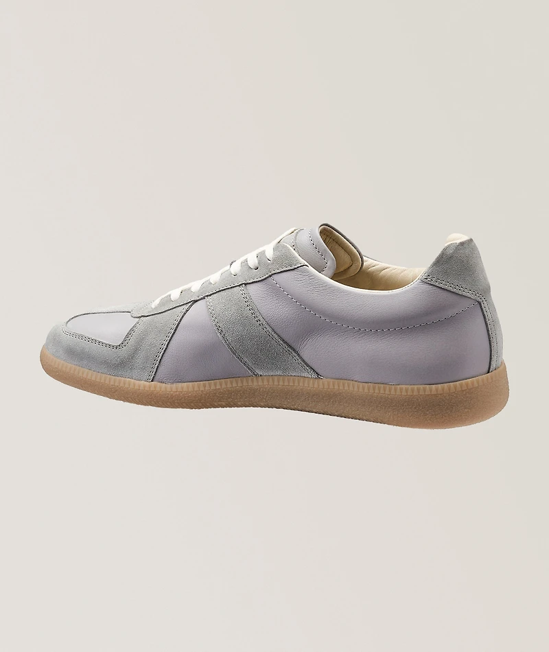 Grigio Nappa Leather & Suede Sneakers