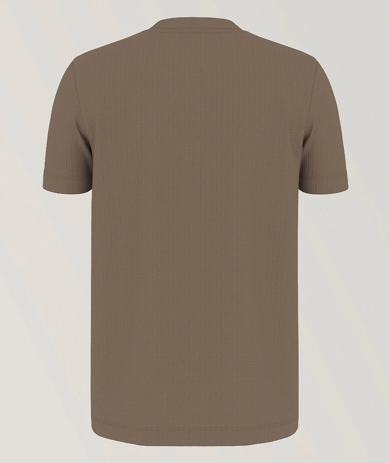 Brandon Textured Cotton Knit T-Shirt