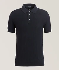 Mauron Cotton Textured Knit Polo
