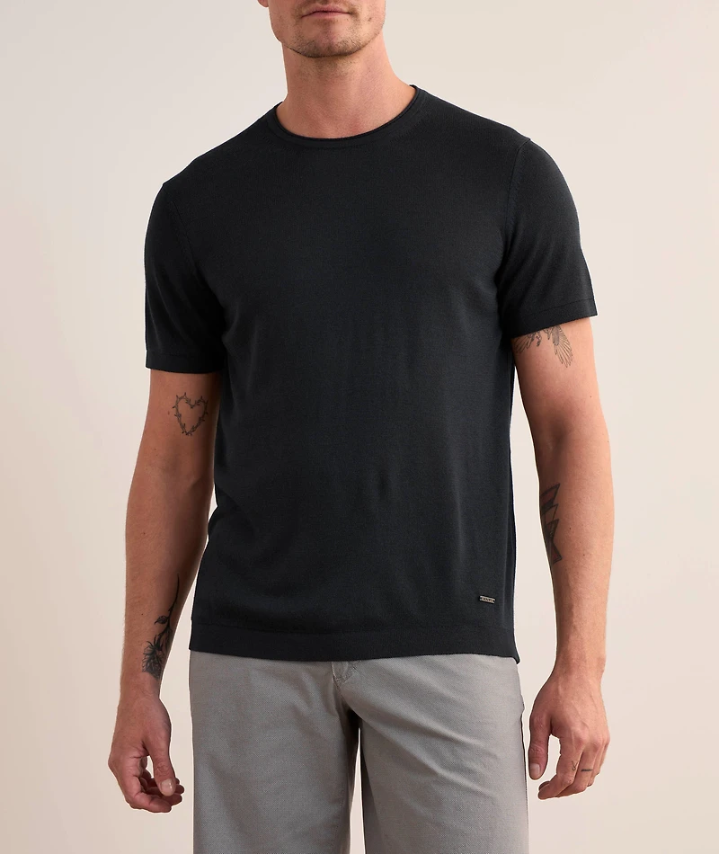 Knit Crewneck T-Shirt