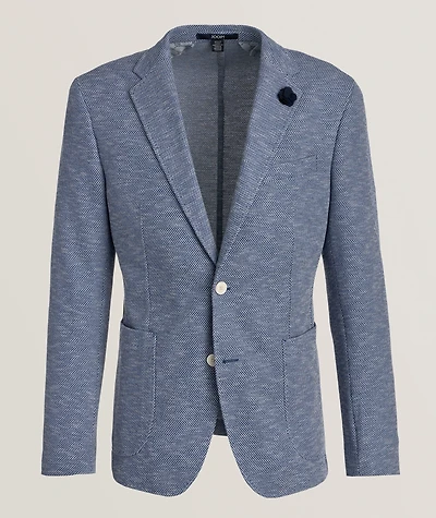 Cotton-Blend Marled Sport Jacket