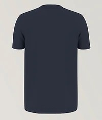 Brandon Cotton Jersey Textured Knit T-Shirt