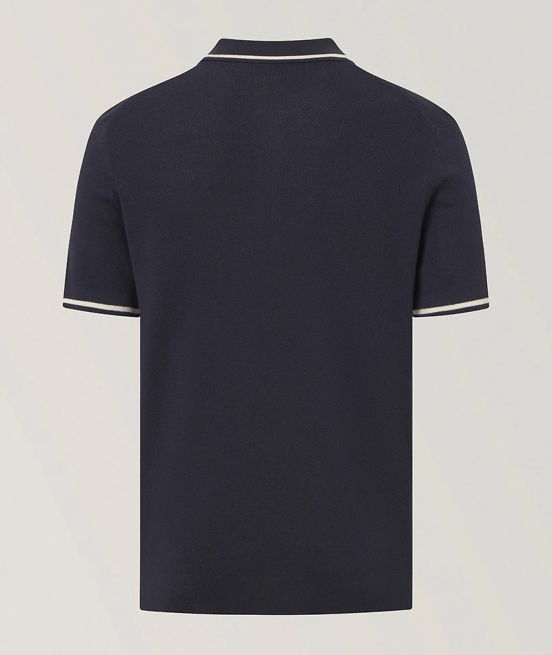 Quarter-Zip Knit Polo