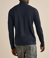 Cotton-Blend Full-Zip Sweater