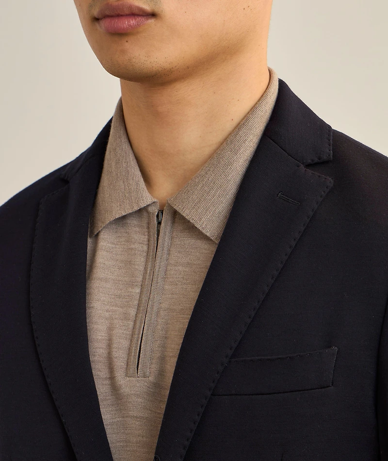 Merino Wool Stitch Sport Jacket