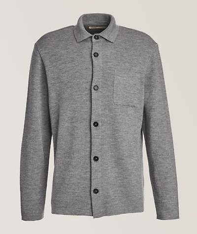 Brera Cashmere-Silk Blend Overshirt