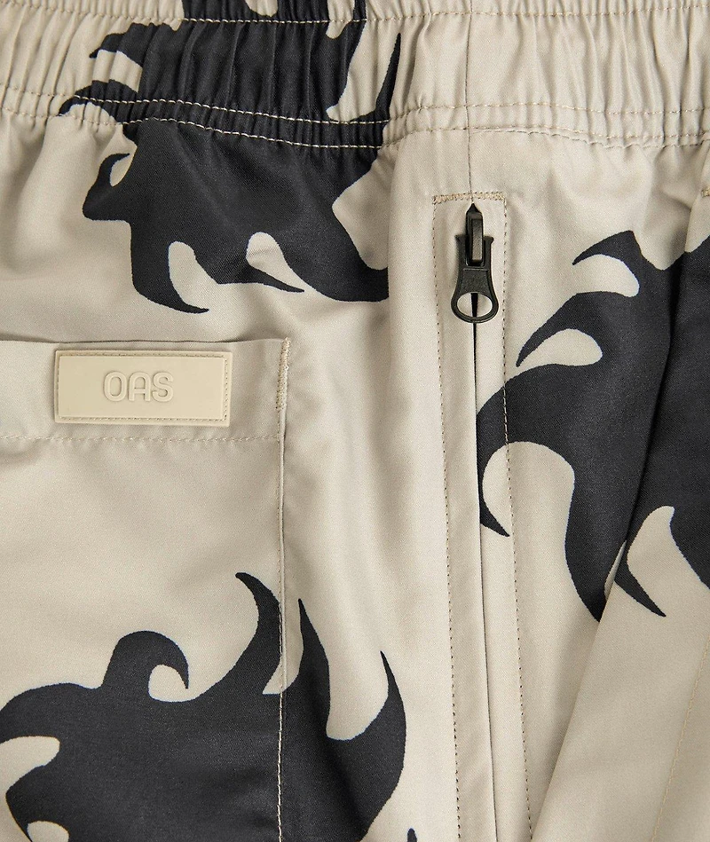 Gravel Ember Sunburst Swim Shorts
