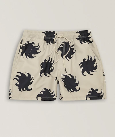 Gravel Ember Sunburst Swim Shorts