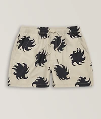 Gravel Ember Sunburst Swim Shorts