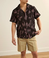 Cuba Crochet Camp Shirt