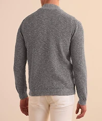 Mouliné Quarter-Zip Sweater