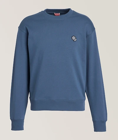 Pop Embroidered Cotton Sweatshirt