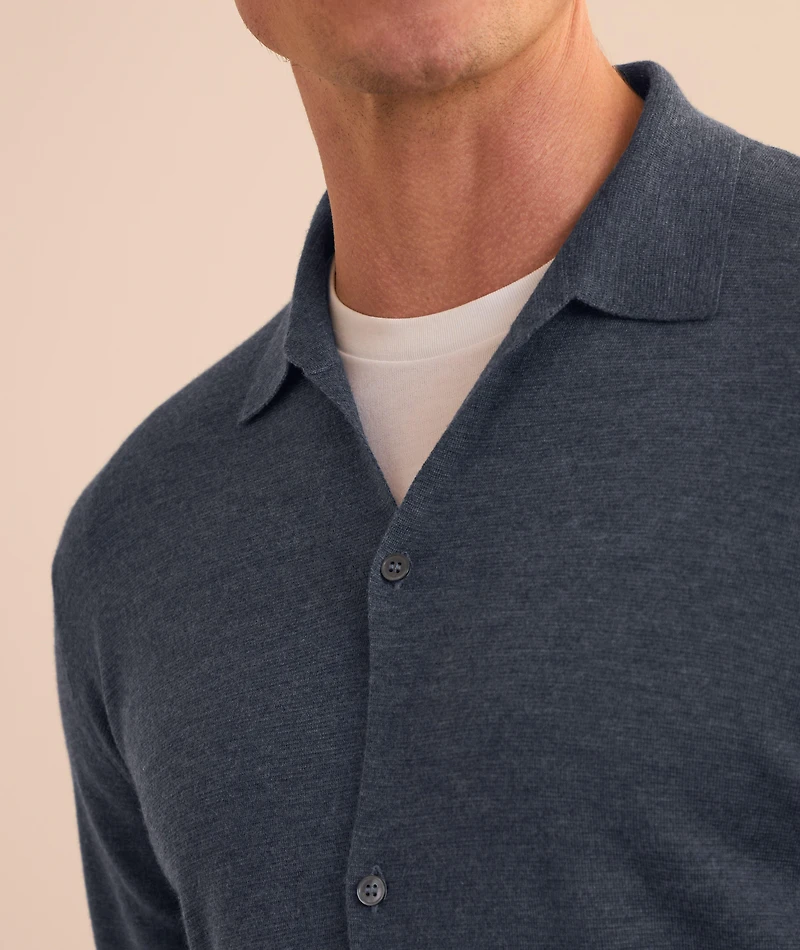 Virgin Wool Knit Shirt