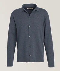 Virgin Wool Knit Shirt