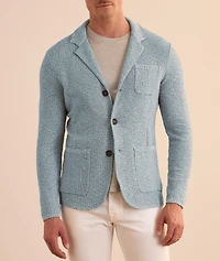 Mouliné Cotton-Blend Cardigan