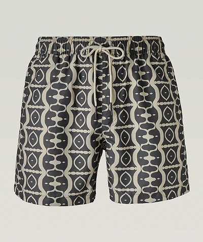 Forge Hypnotise Geo Print Swim Shorts