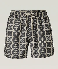Forge Hypnotise Geo Print Swim Shorts