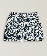 Marbling Printed Swim Shorts