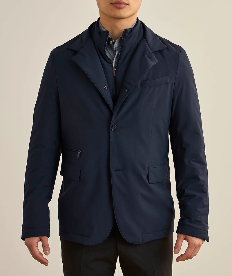 Removable Bib Padded Chore Jacket