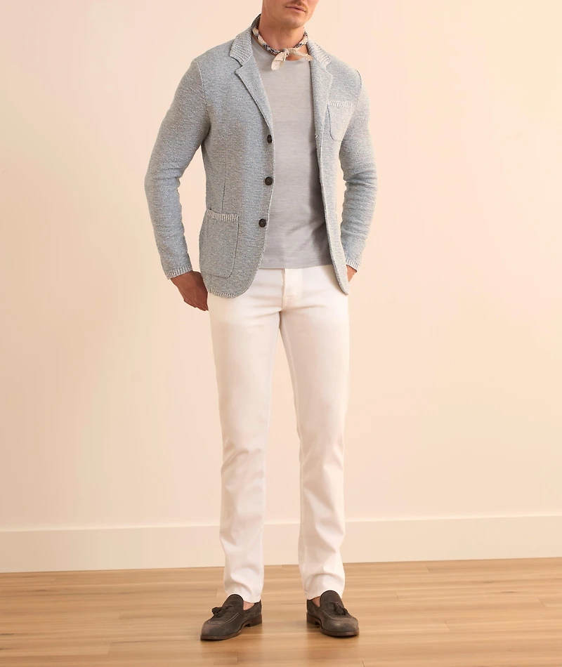 Silk-Cotton Crewneck T-Shirt