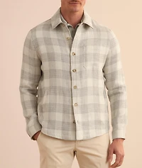 Plaid Virgin Wool-Blend Overshirt
