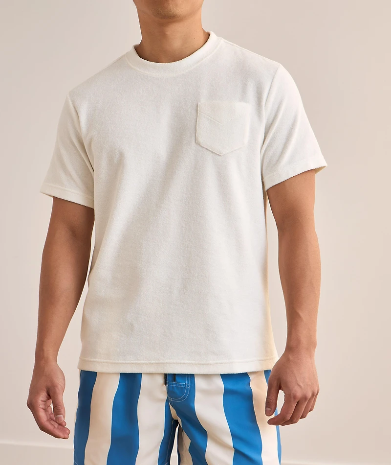Terry Cotton Crewneck T-Shirt