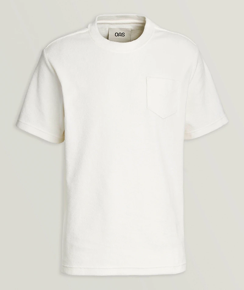 Terry Cotton Crewneck T-Shirt