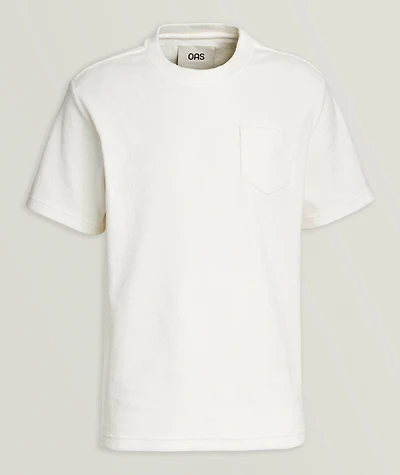 Terry Cotton Crewneck T-Shirt