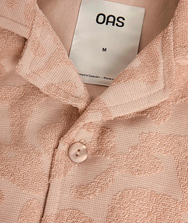 Jacquard Terry Camp Shirt