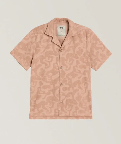 Jacquard Terry Camp Shirt