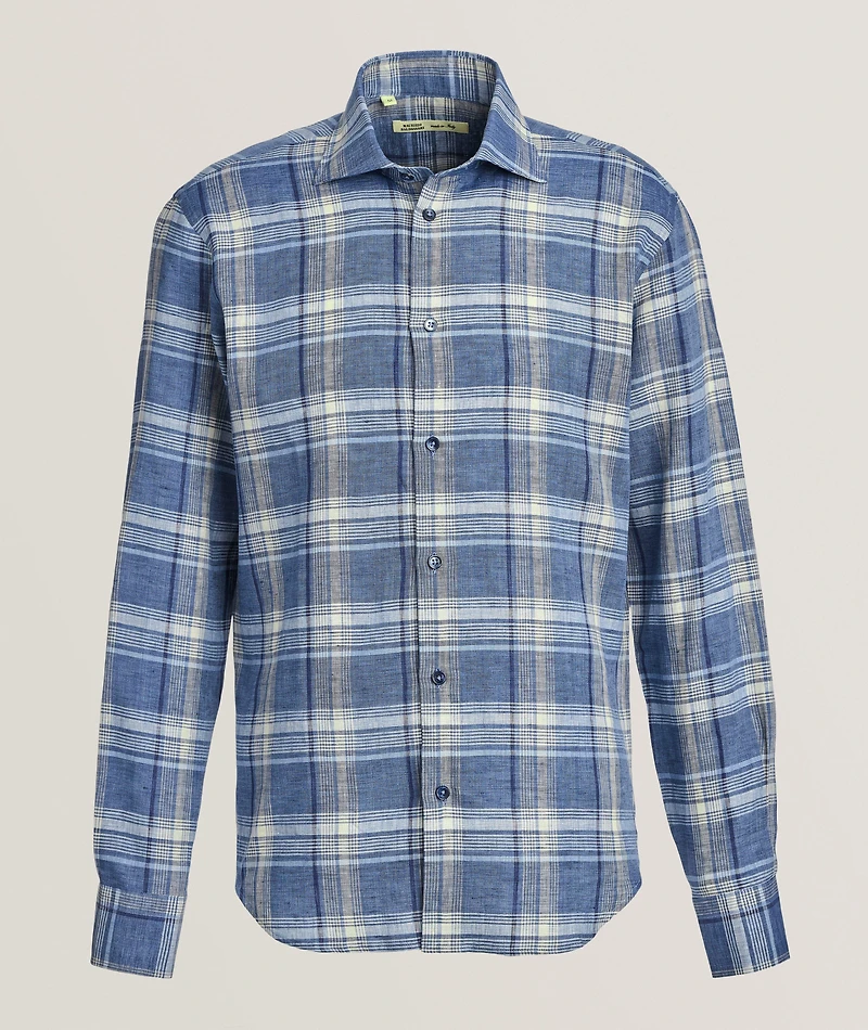 Plaid Linen Shirt