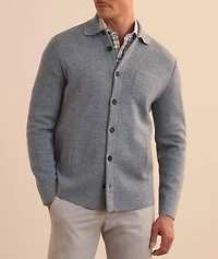 Virgin Wool Milano Stitch Overshirt