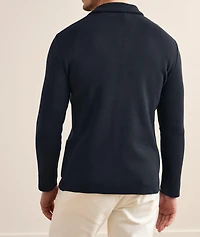 Silk-Cotton Knit Cardigan