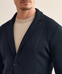 Silk-Cotton Knit Cardigan