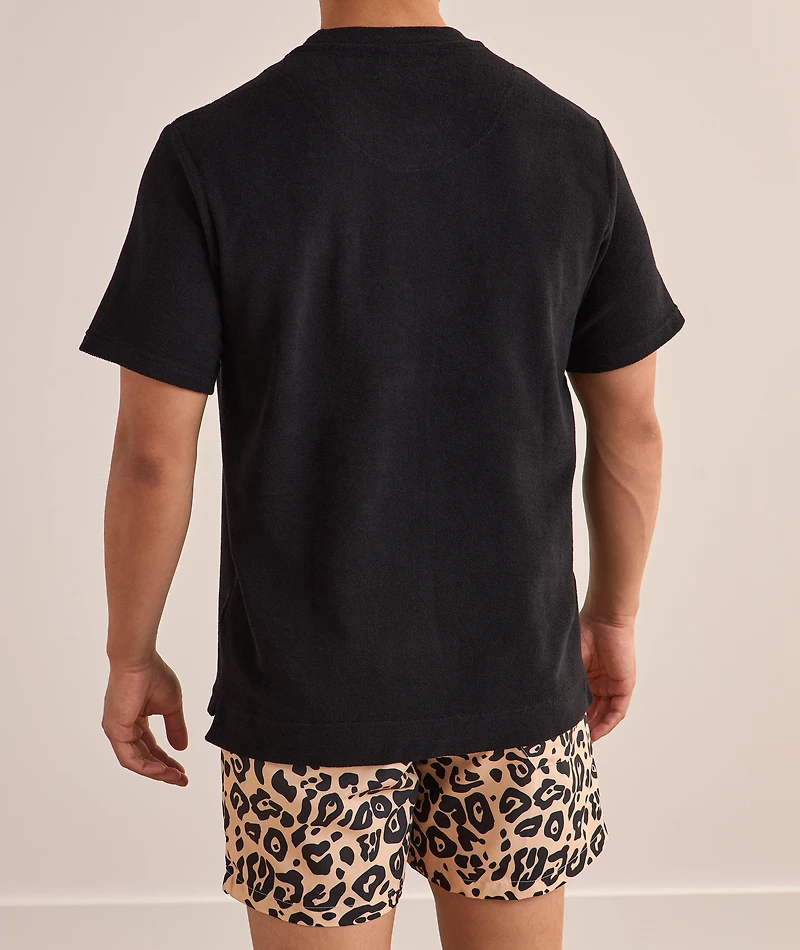 Terry Cotton Crewneck T-Shirt