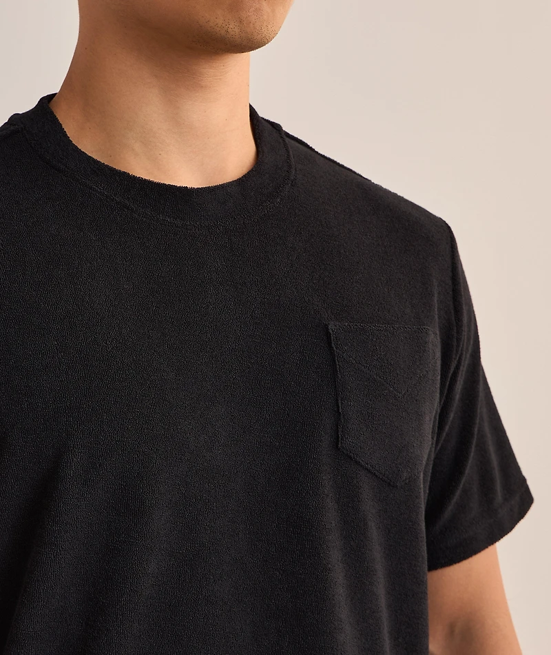 Terry Cotton Crewneck T-Shirt