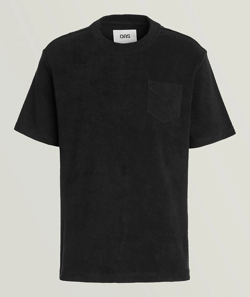 Terry Cotton Crewneck T-Shirt