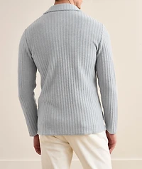 Silk-Cashmere-Flax Knit Cardigan