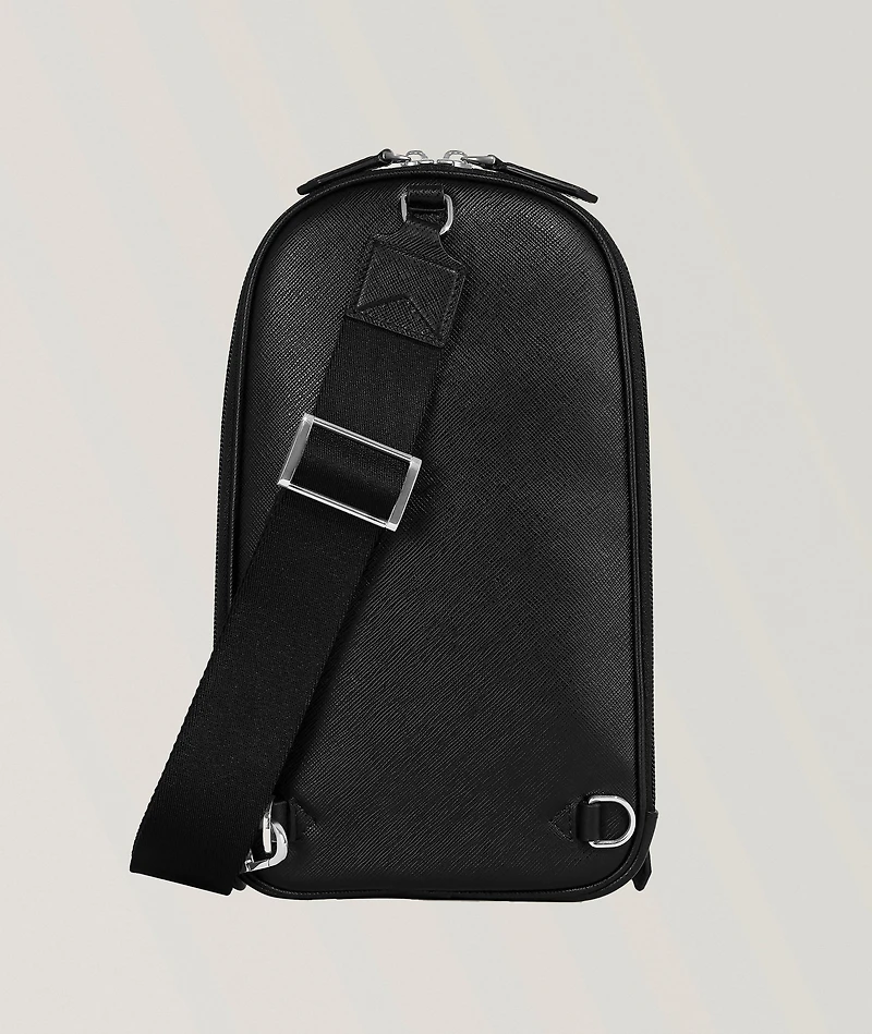Sartorial Leather Sling Bag 