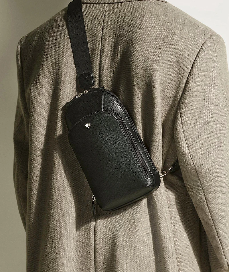 Sartorial Leather Sling Bag 