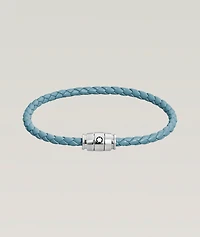 Meisterstück Three Ring Woven Leather Bracelet